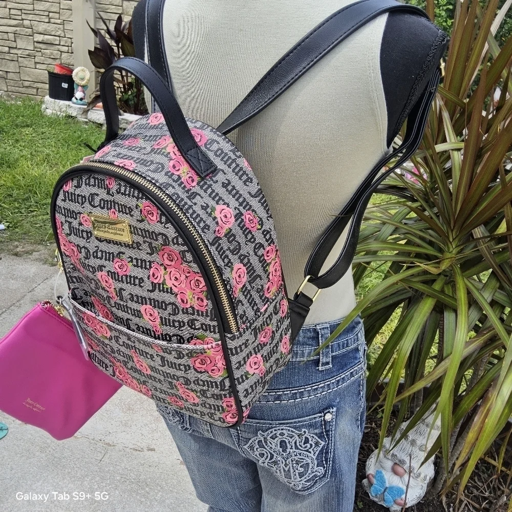 NWT JUICEY COUTURE BACKPACK w/PULLOUT POUCH